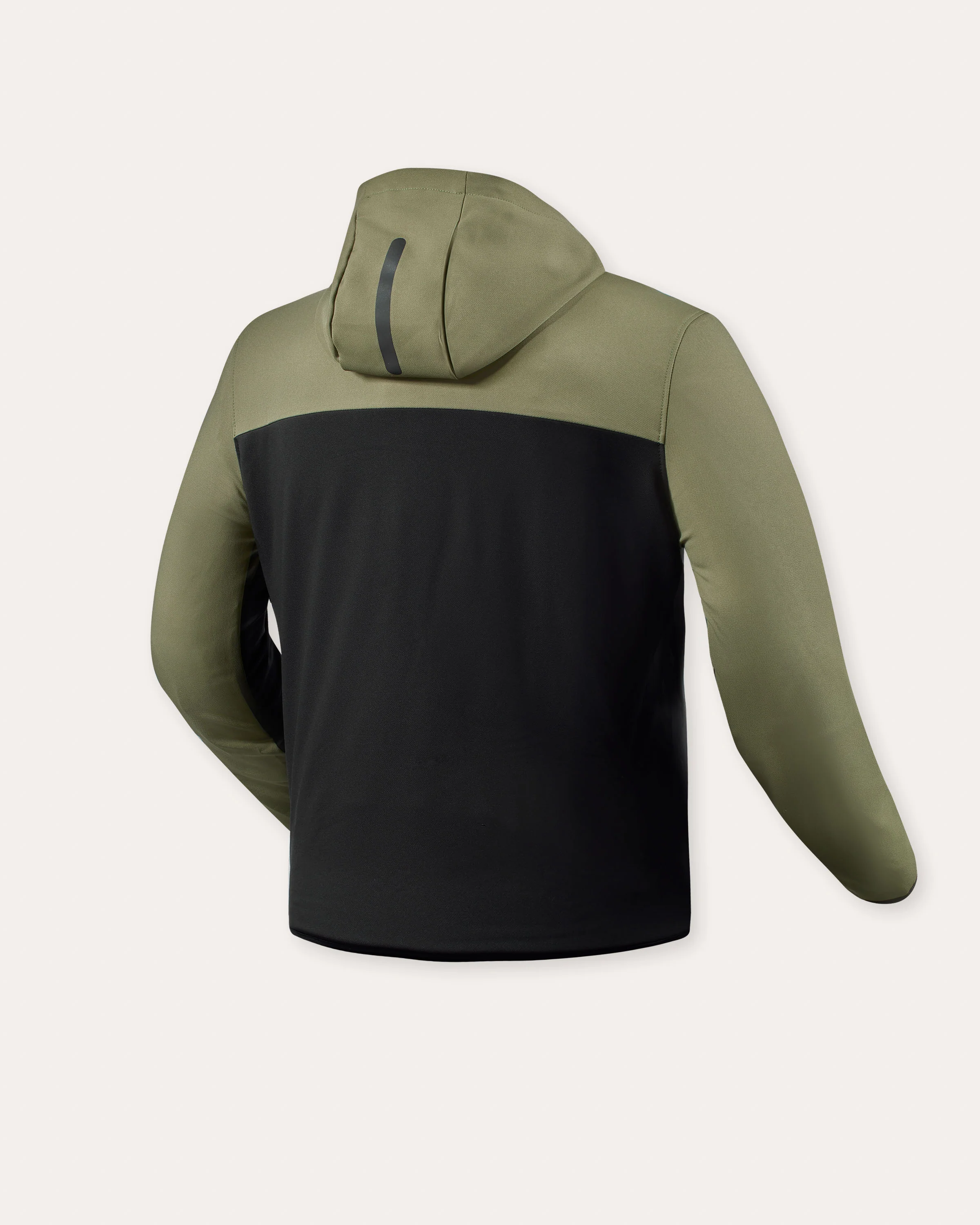 Hoodie Andon | Black-Green - Image 2