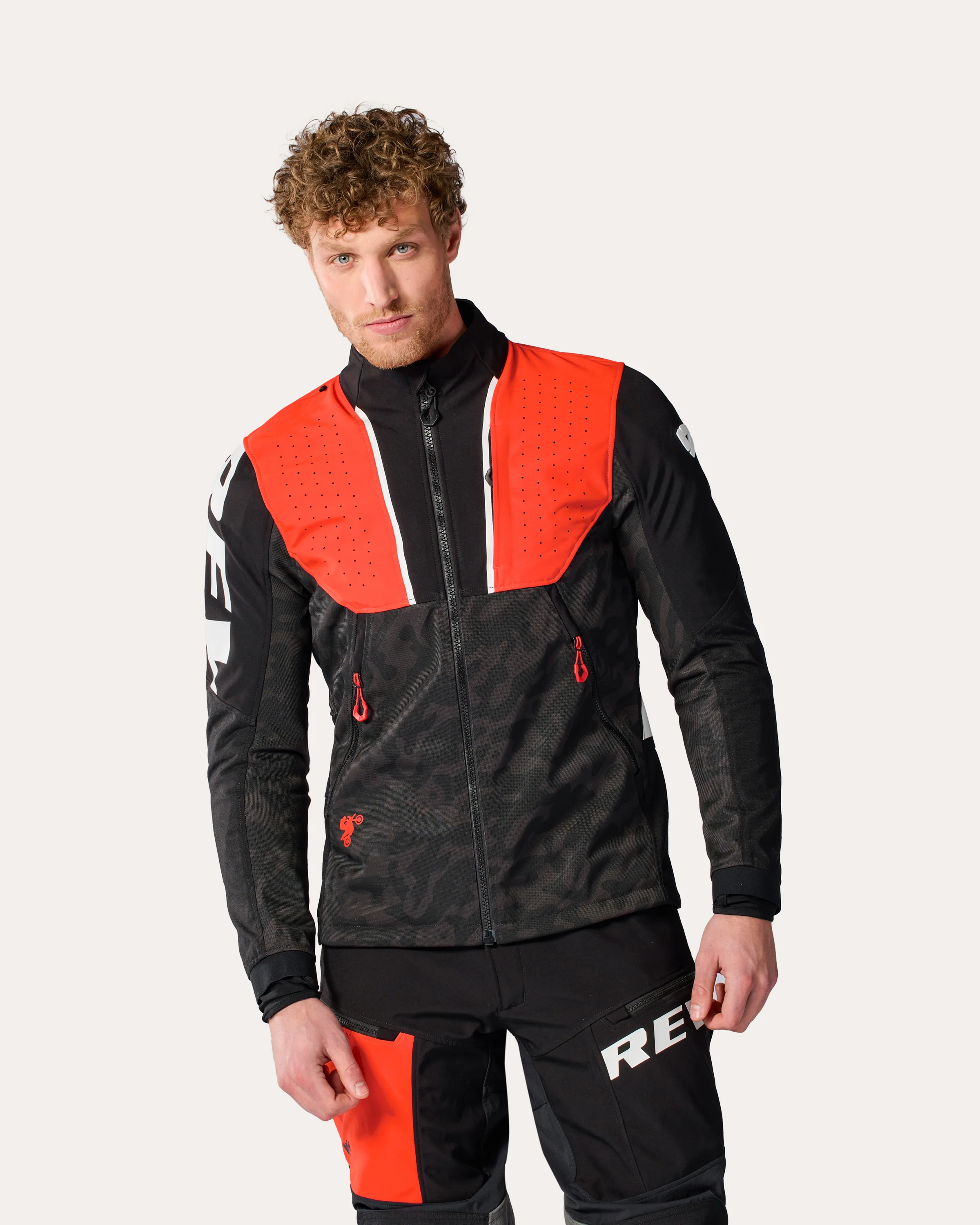 Jacket Africa | Black-Red - Image 3