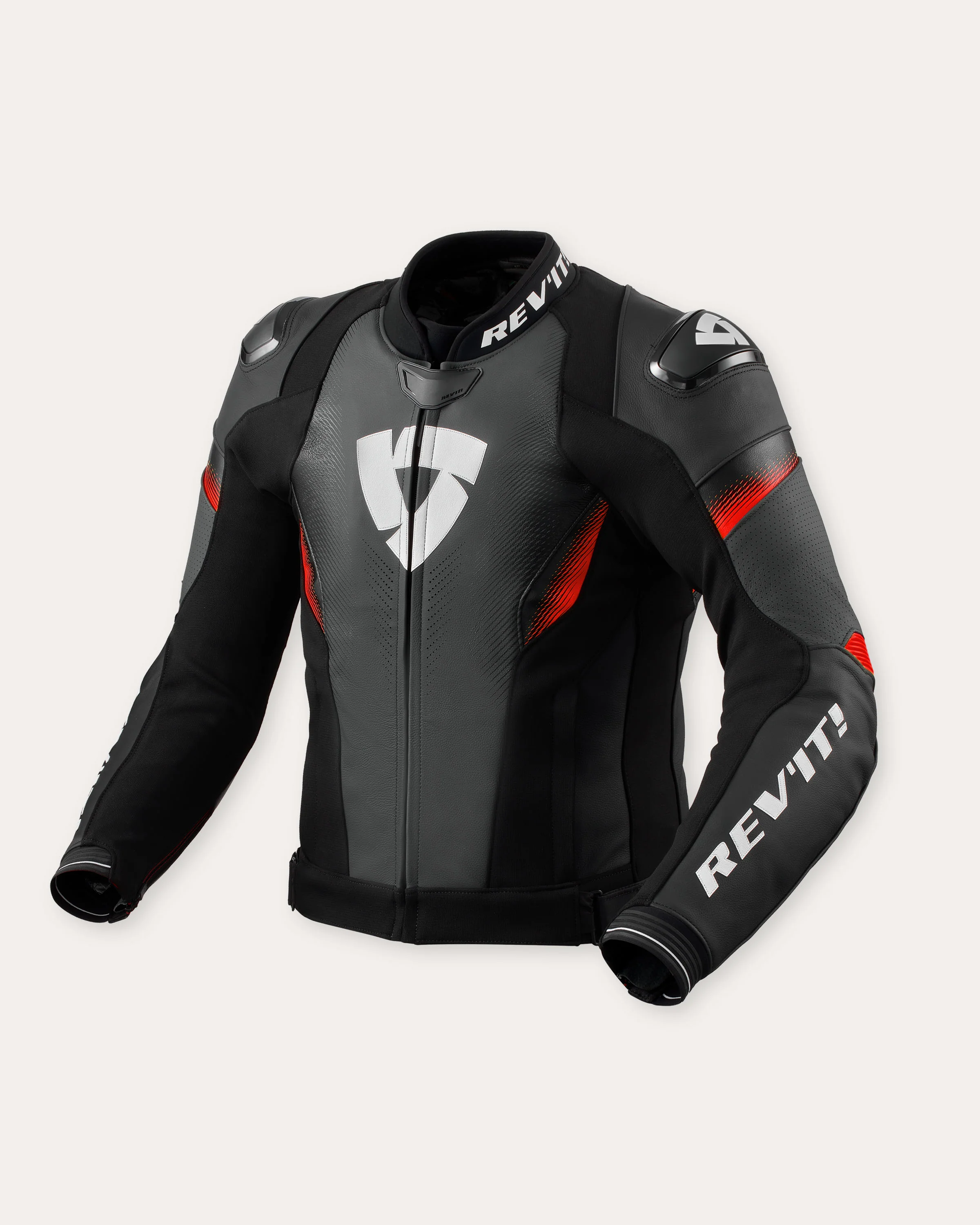 Jacket Control | Black-Neon Red