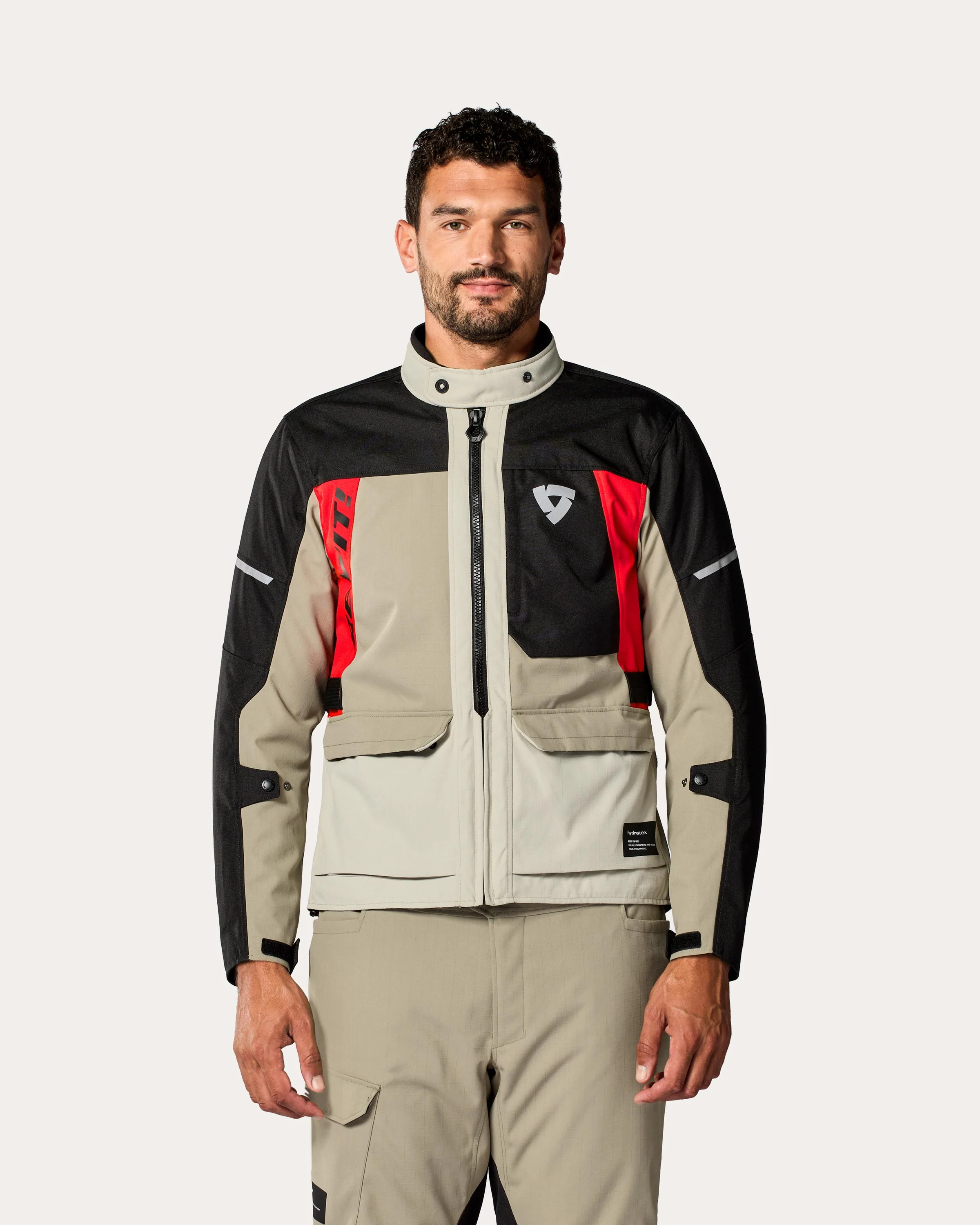Jacket Convergent H2O | Sand-Red - Image 3