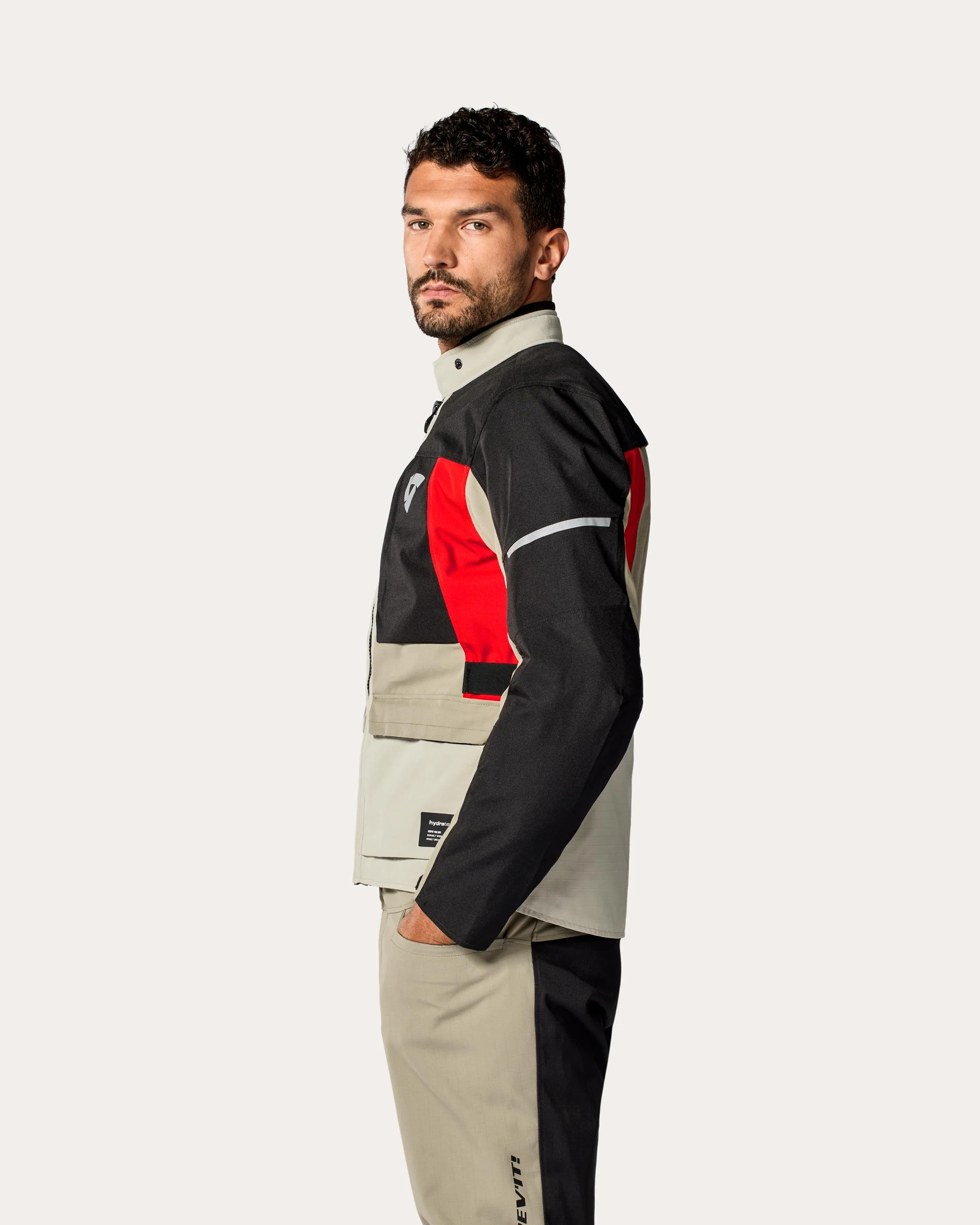 Jacket Convergent H2O | Sand-Red - Image 5