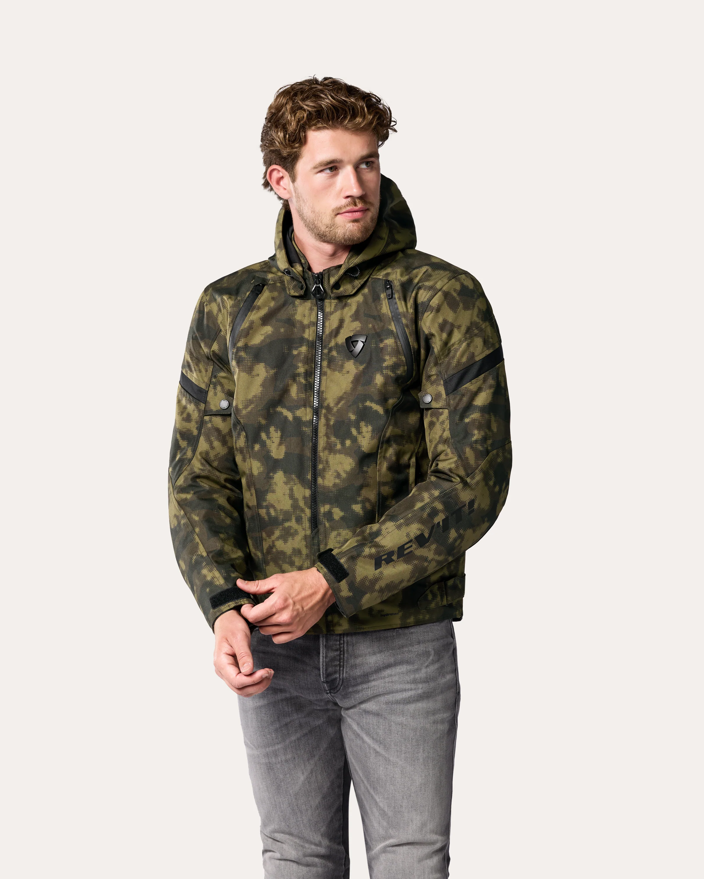 Jacket Flare 3 H2O | Camo Dark Grey - Image 3