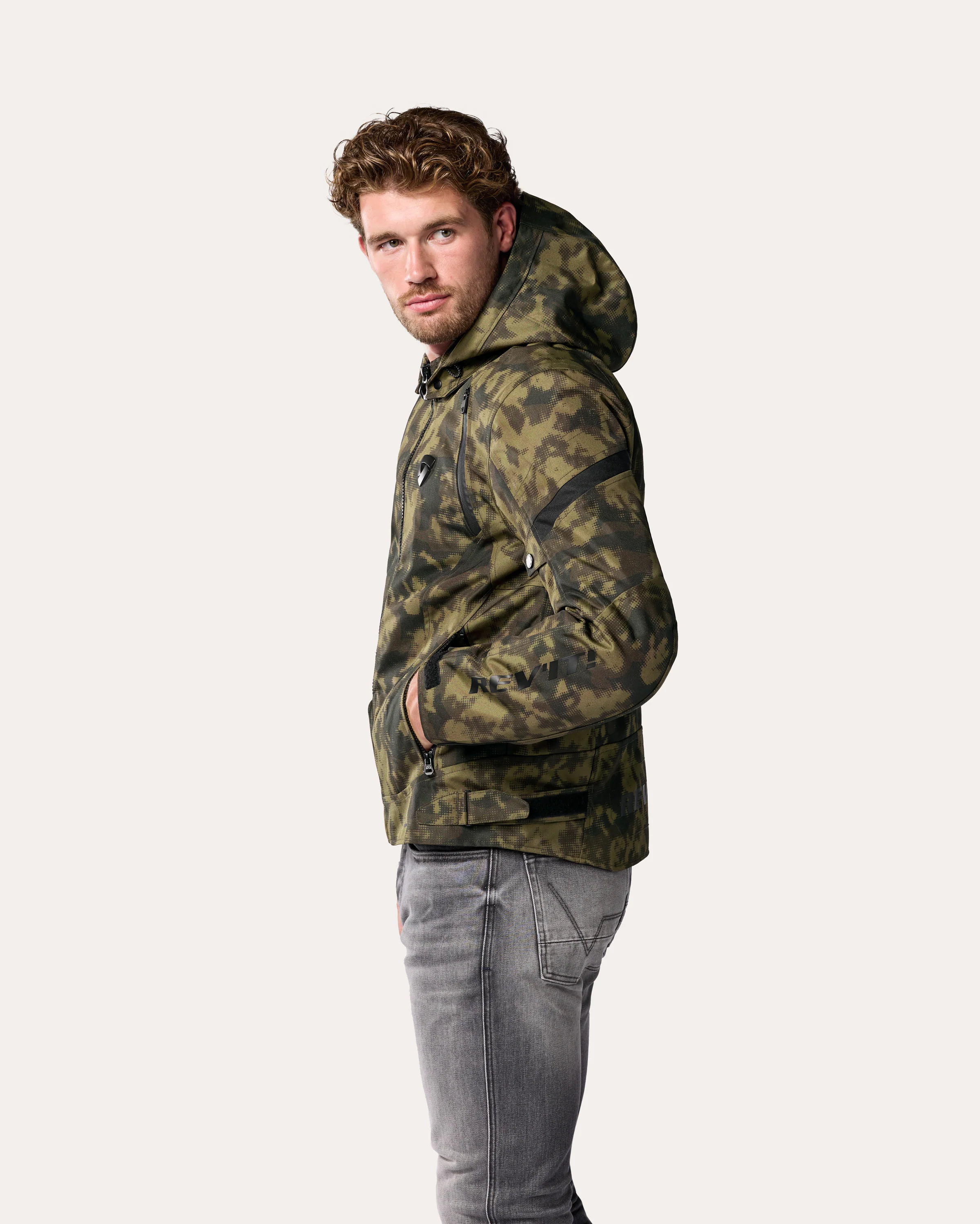 Jacket Flare 3 H2O | Camo Dark Grey - Image 5