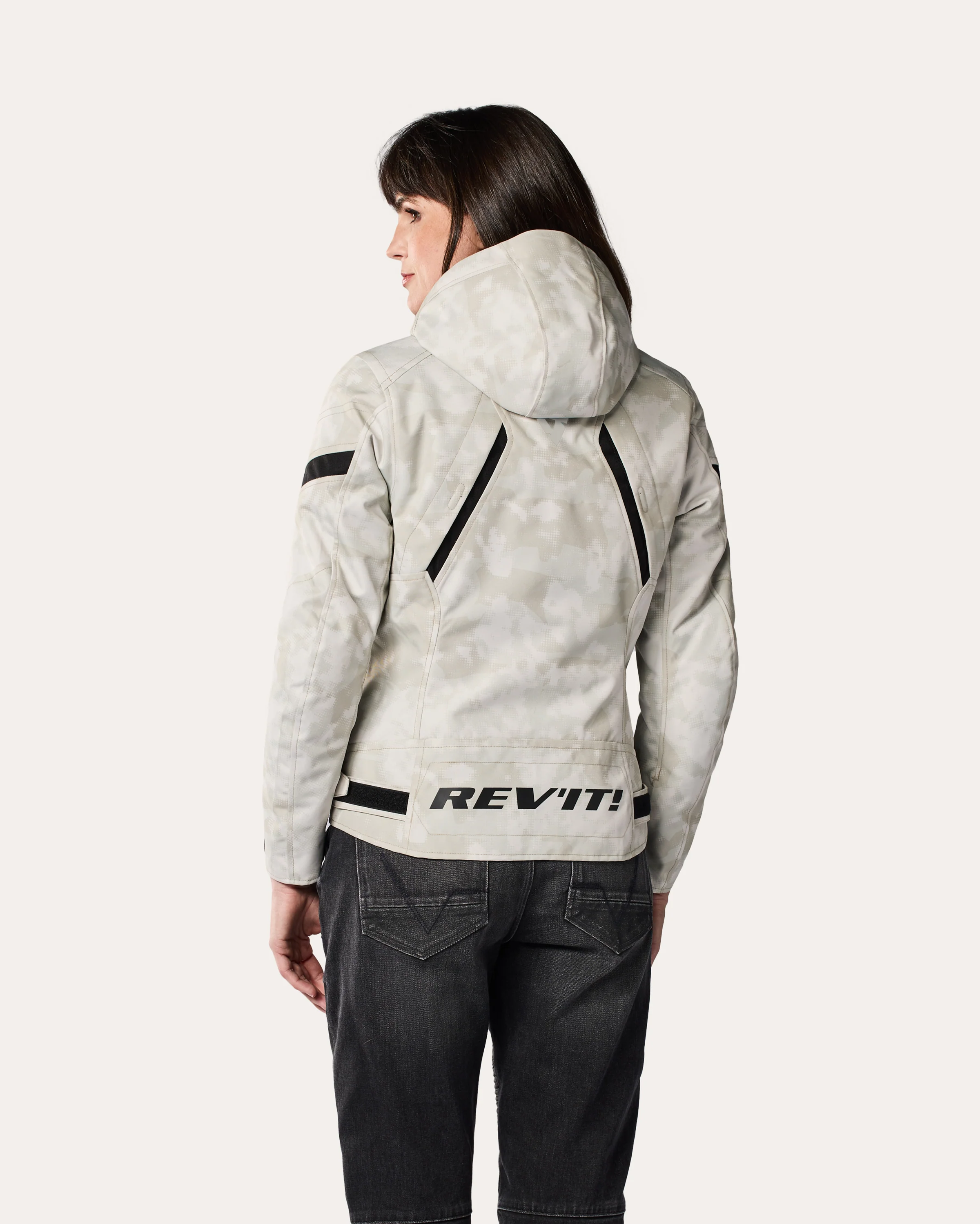 Jacket Flare 3 H2O Ladies | Camo Grey-White - Image 4