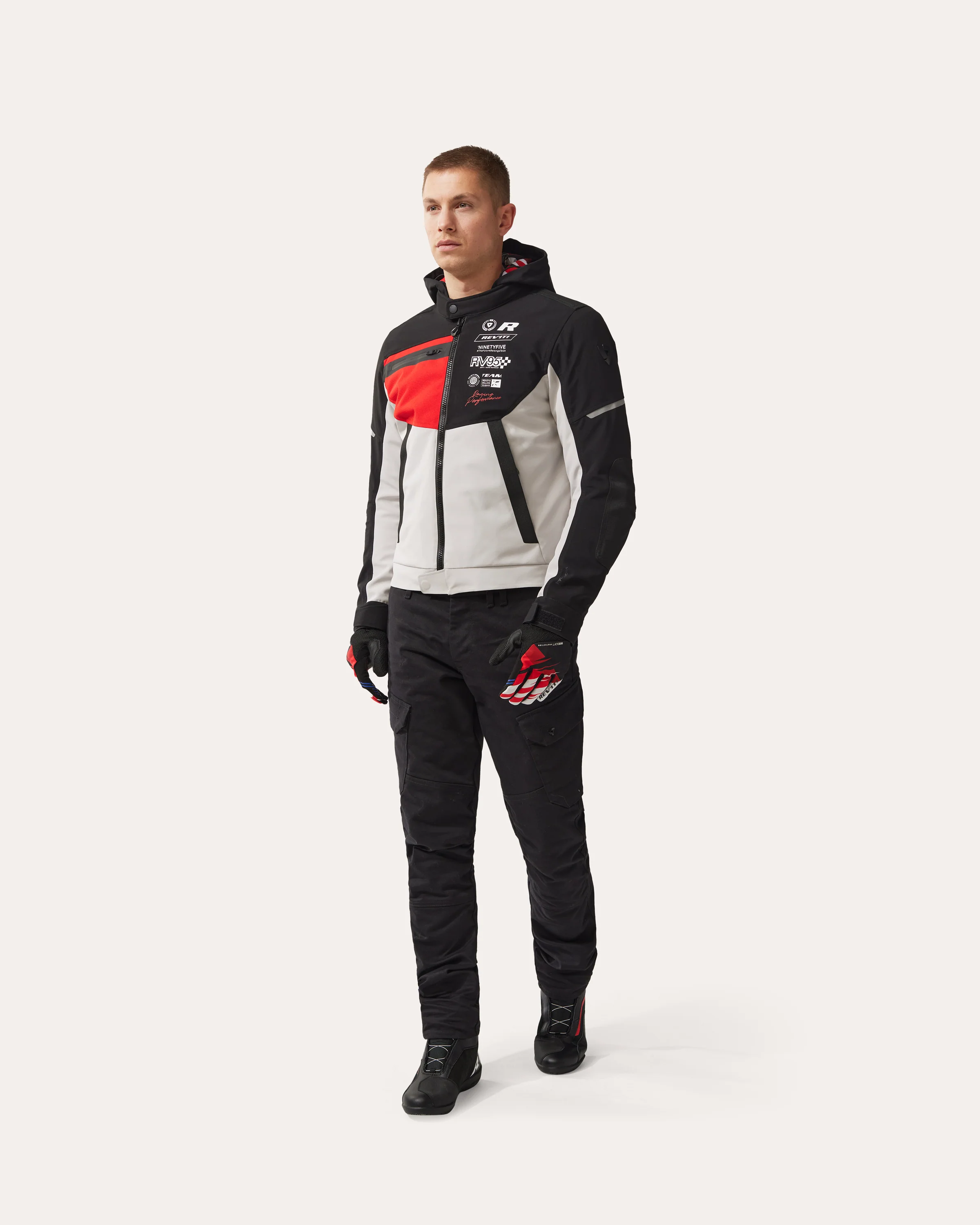 Jacket Haste H2O | Black-Red - Image 3
