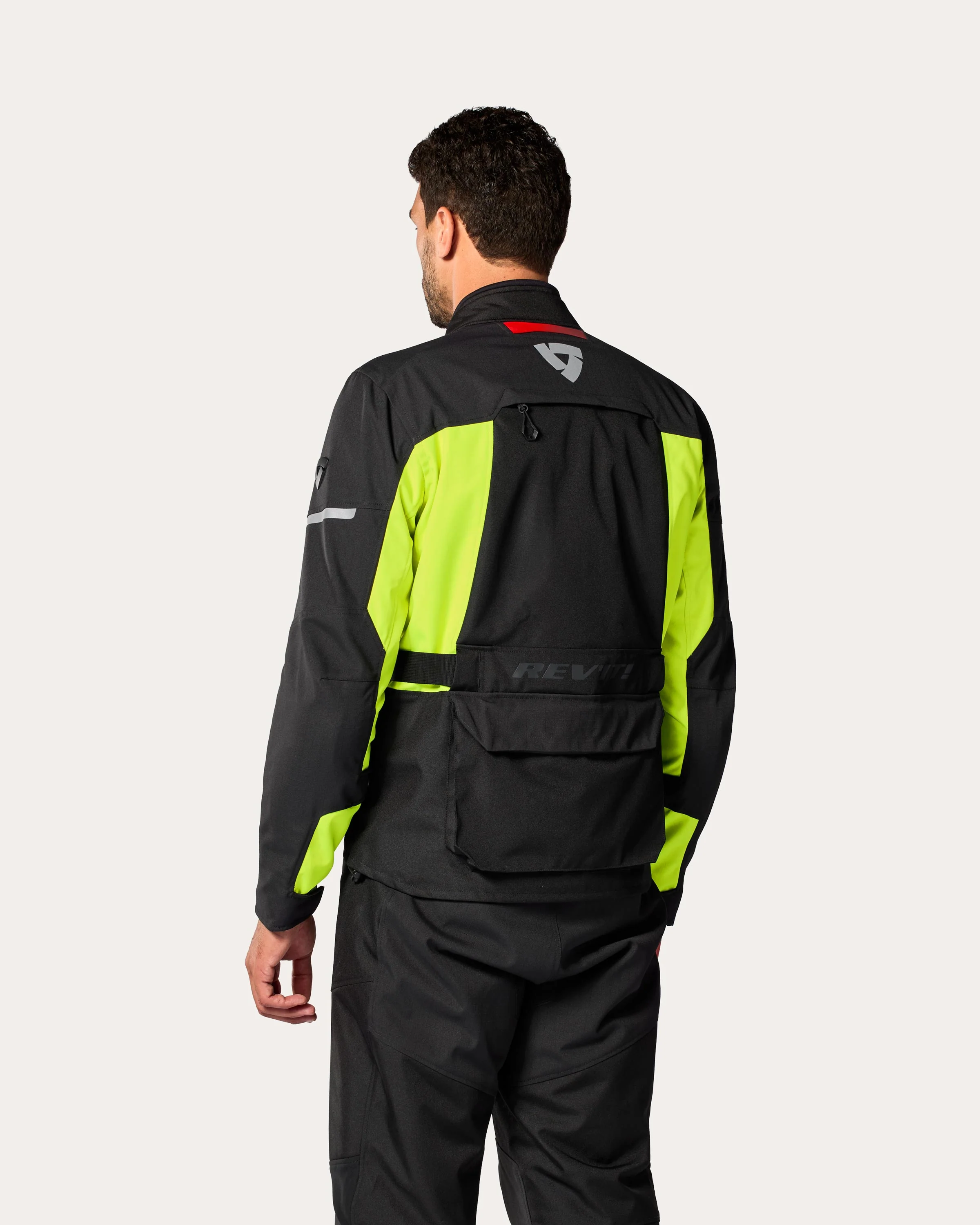 Jacket Outback 5 H2O | Black-Neon Yellow - Image 4