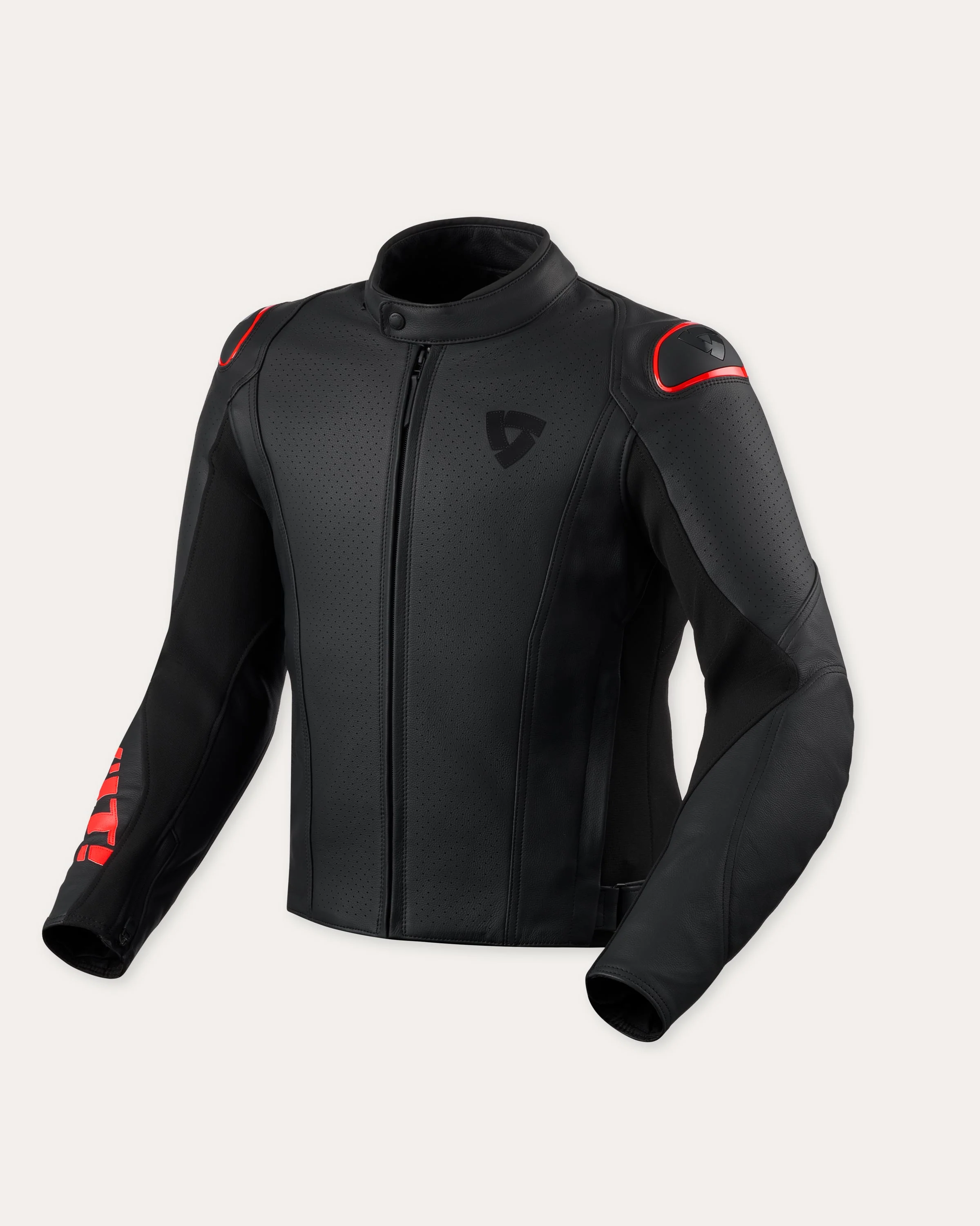 Jacket Quadratic | Black-Neon Red