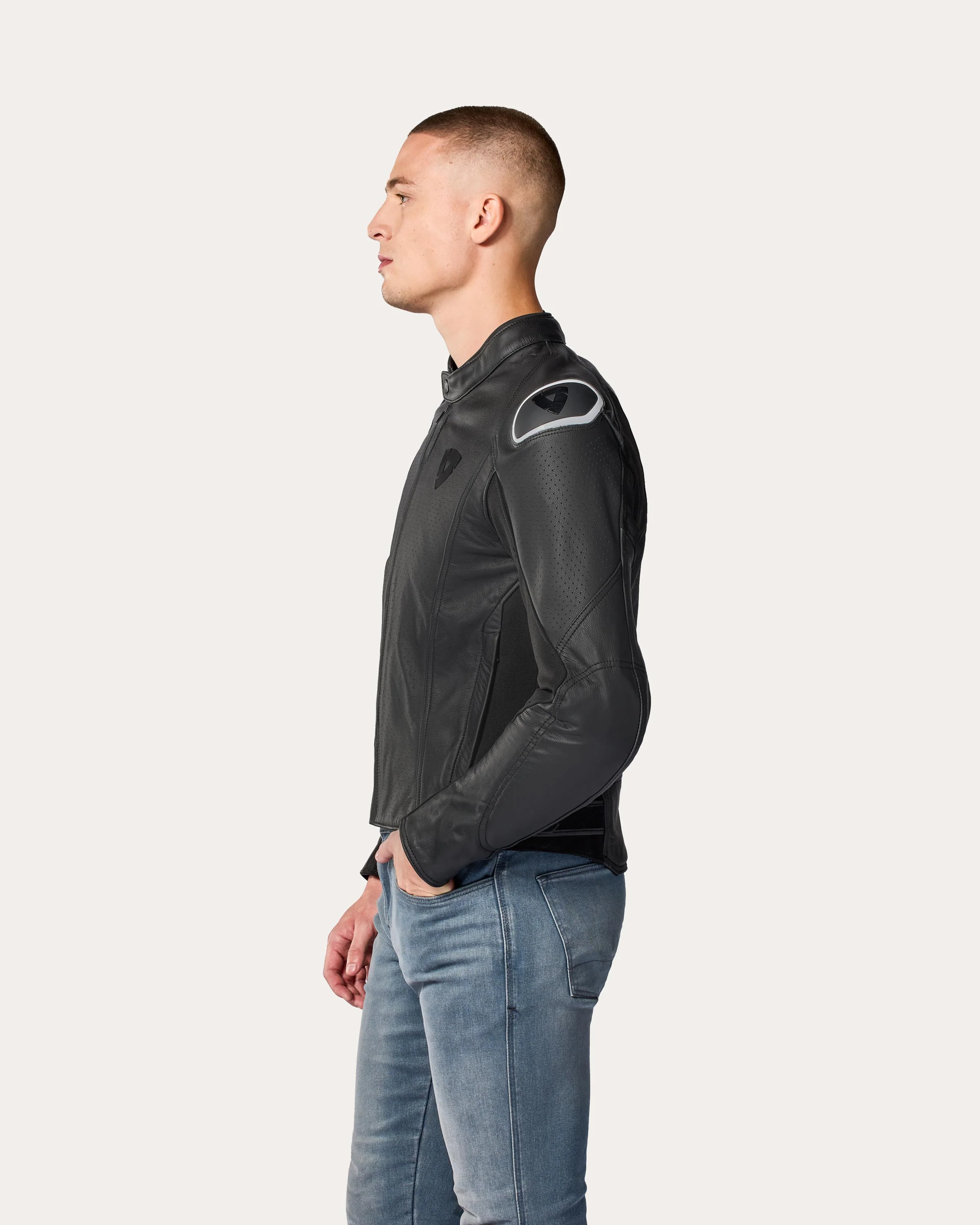 Jacket Quadratic | Black-Neon Red - Image 5