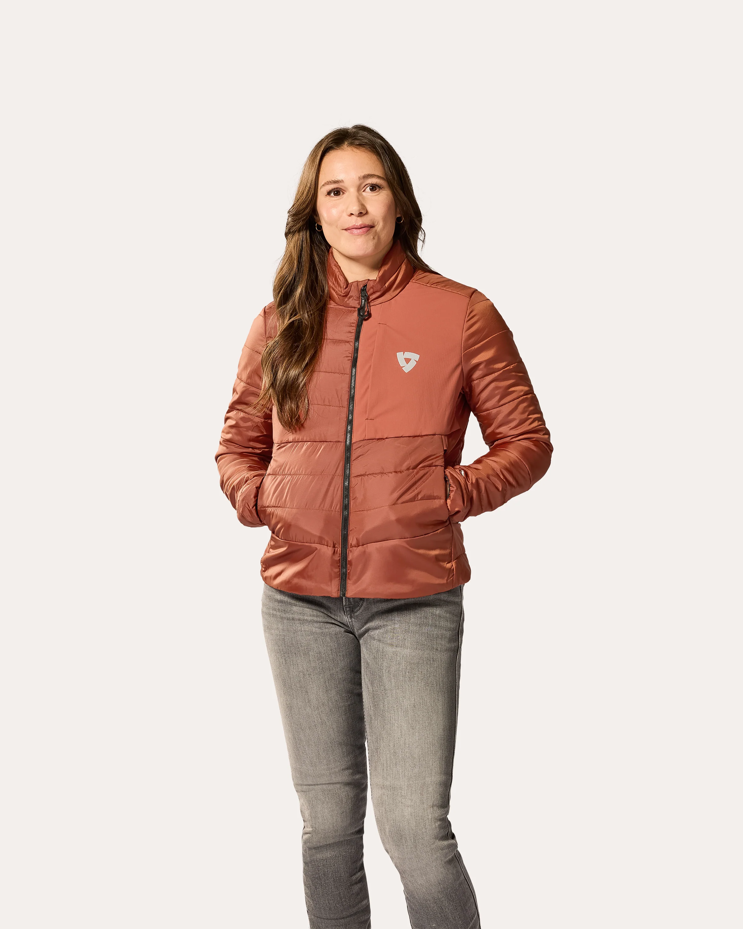 Jacket Solar 3 Ladies | Burgundy Red - Image 5