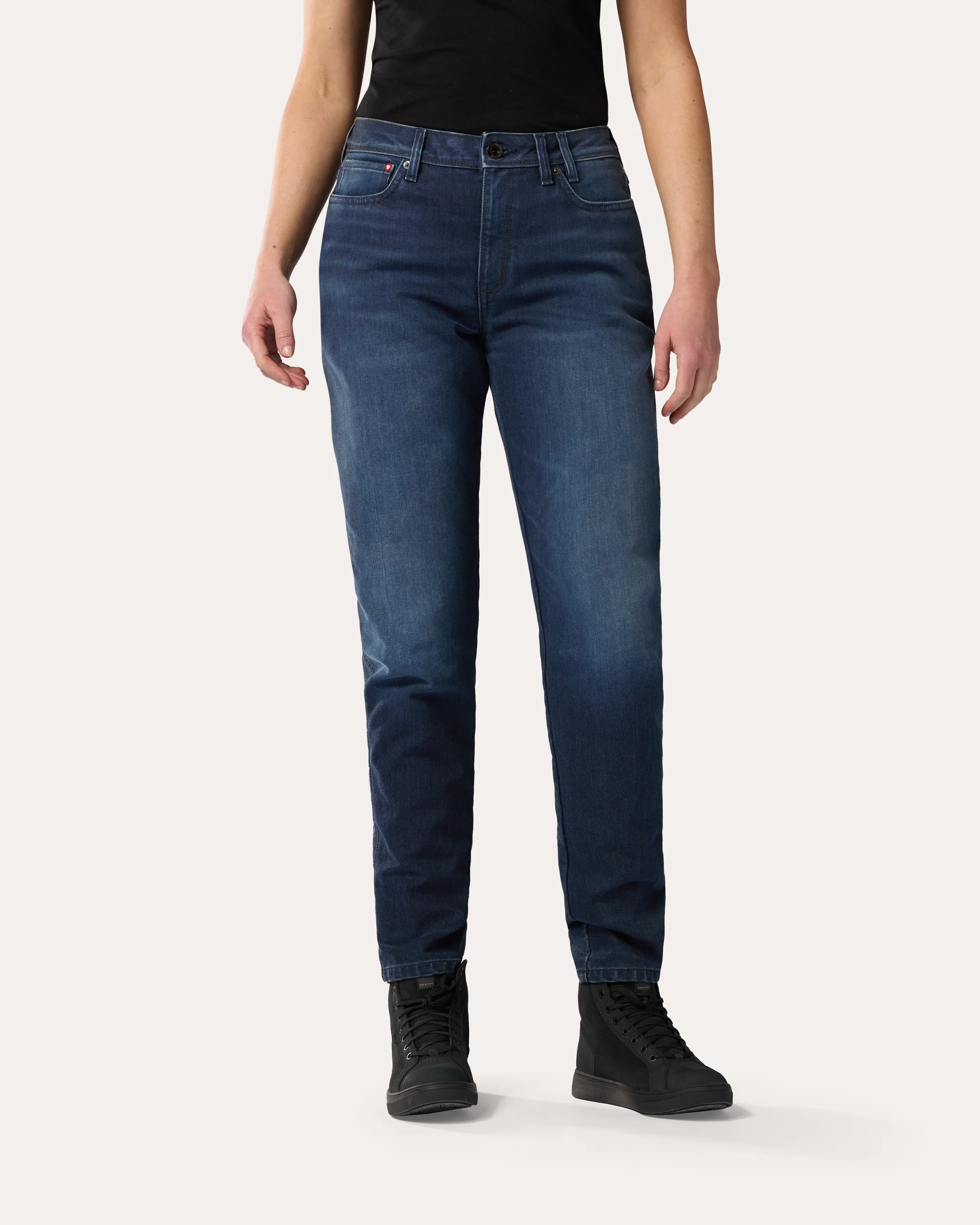 Jeans Harper Tapered Ladies | Dark Blue Used - Image 3