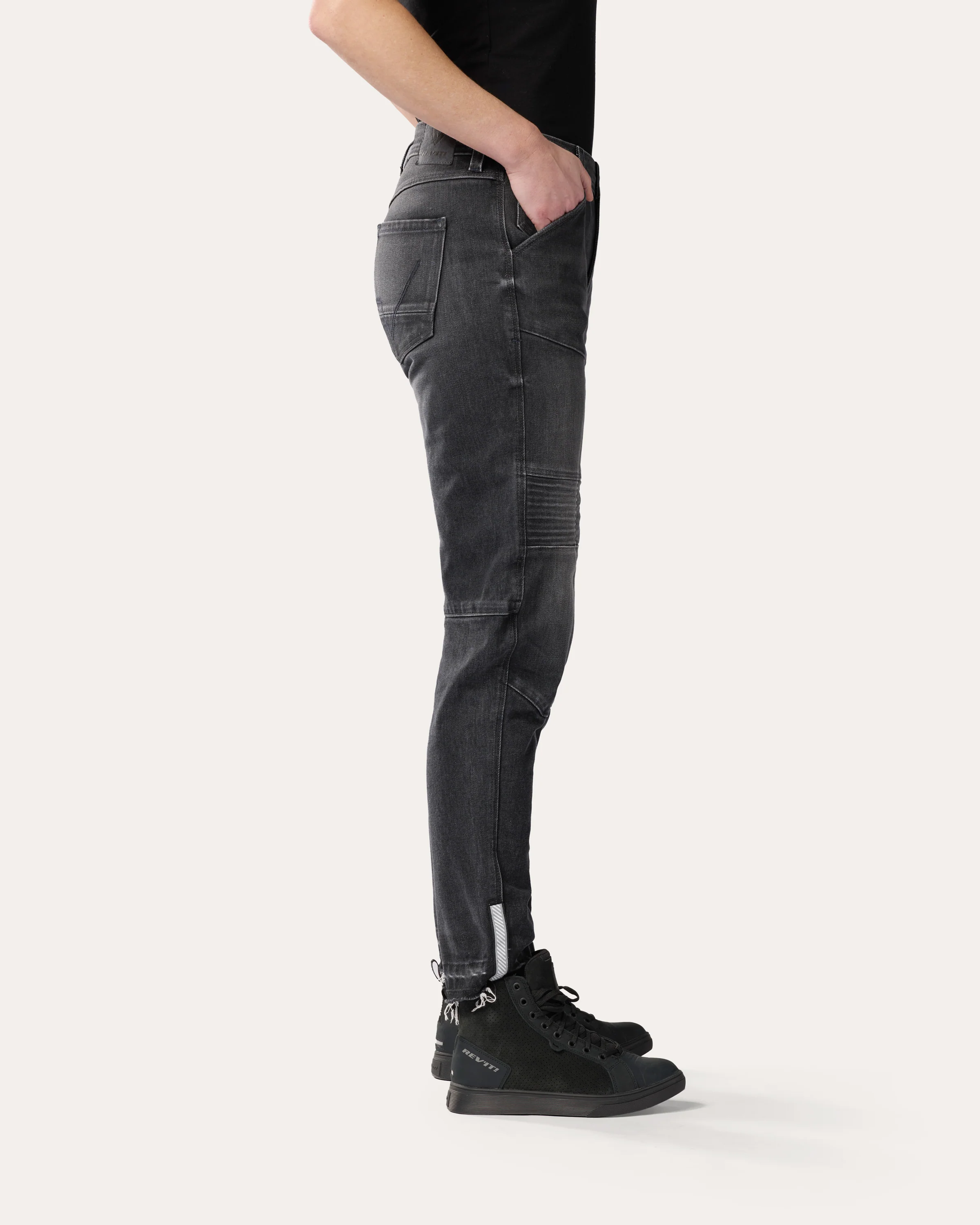 Jeans Moto 2 Slim Ladies | Dark Black Stone - Image 5