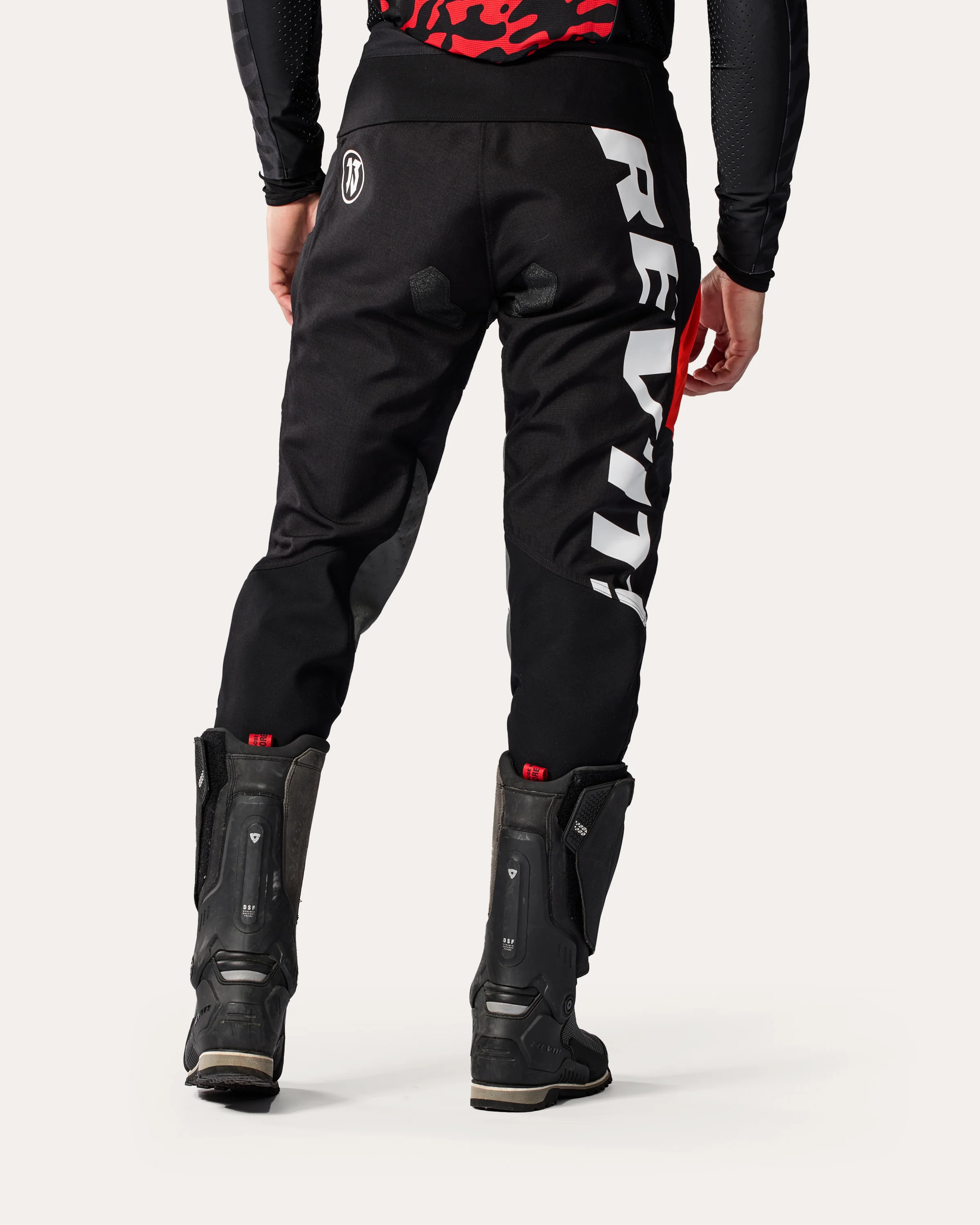 Pants Lejano | Black-Red - Image 4