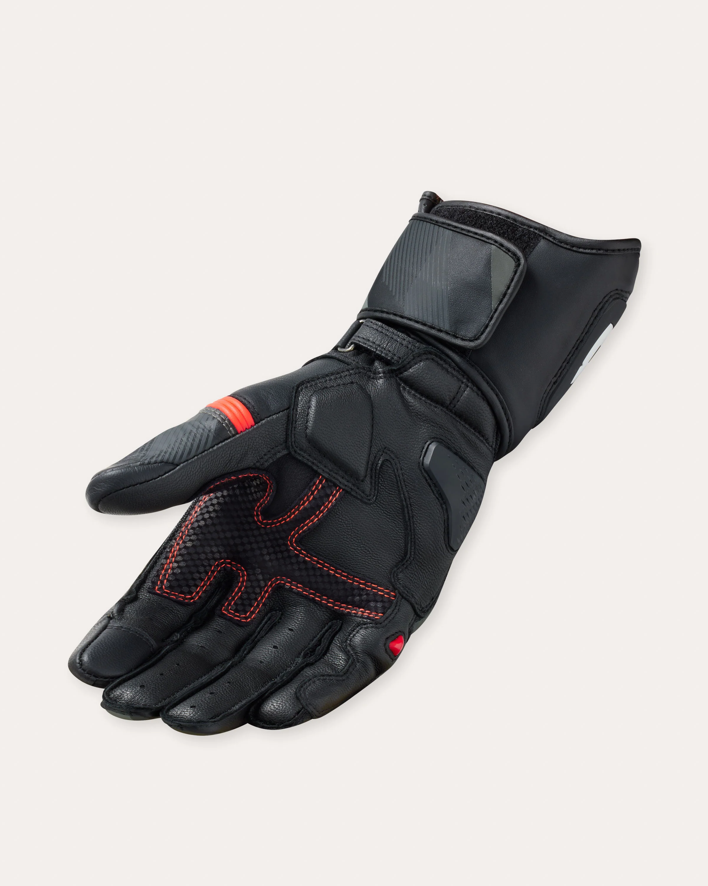 Gloves League 2 | Black-Neon Red - Image 2