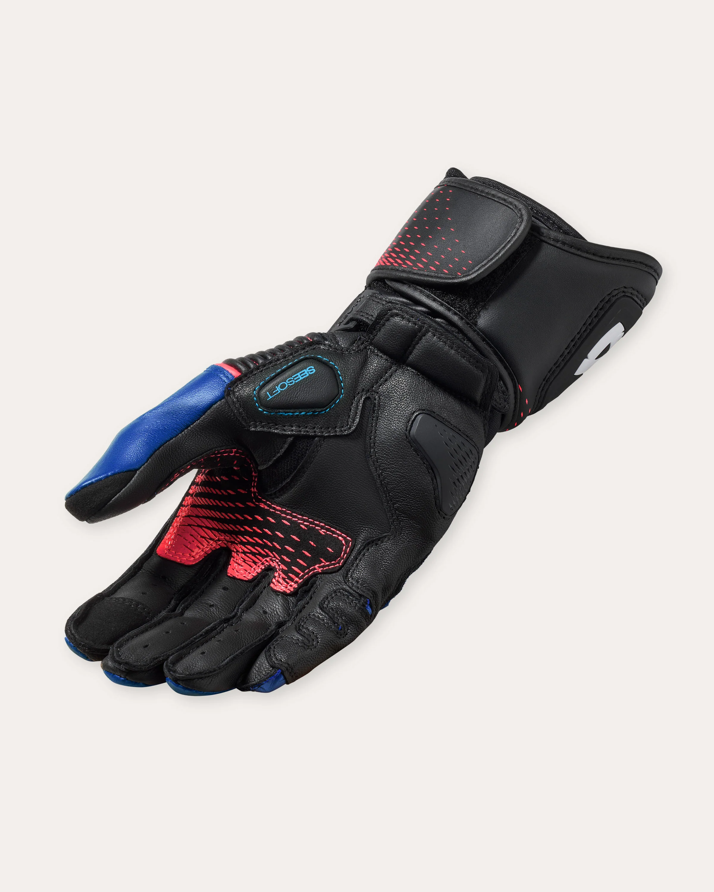 Gloves Xena 4 Ladies | Black-Blue - Image 2